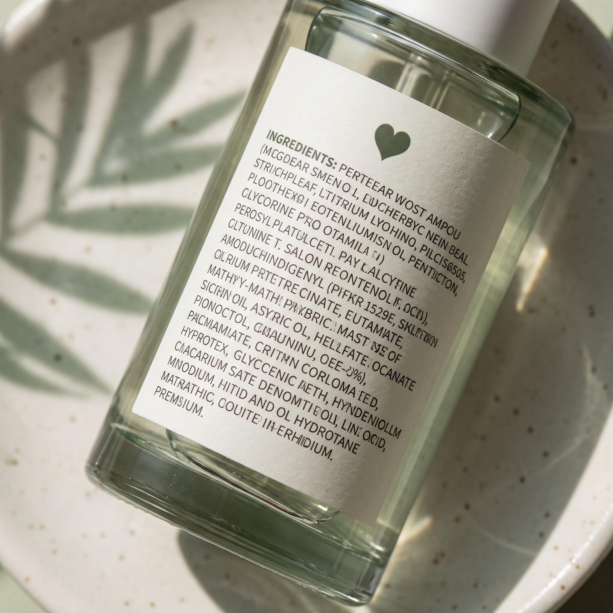 Back label / INCI