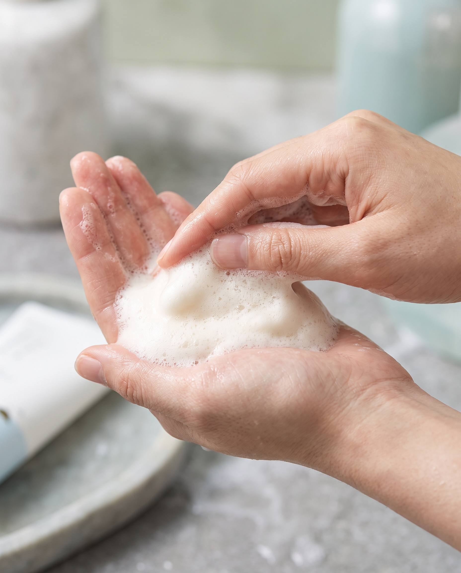 2. Lather