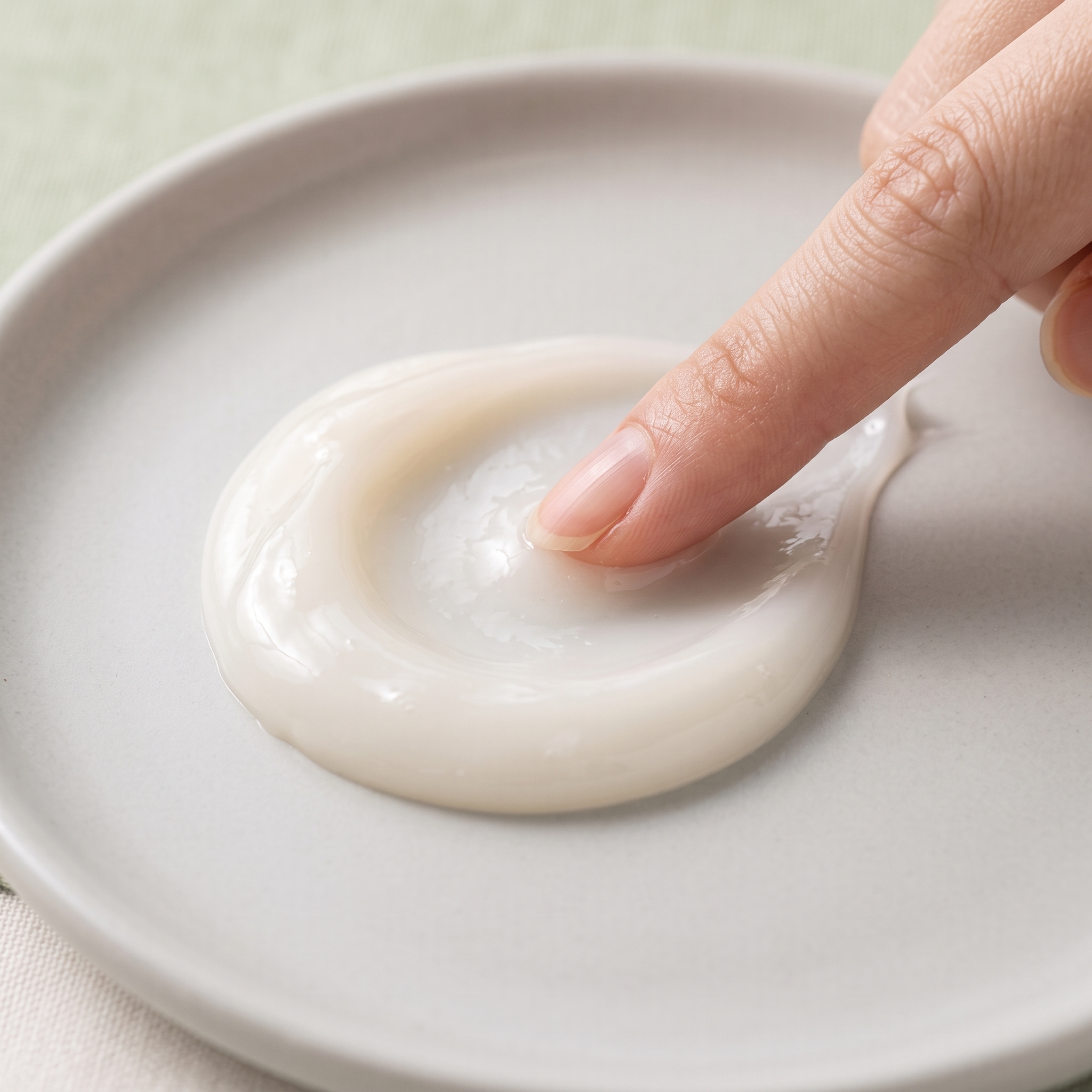 Cream texture swirl