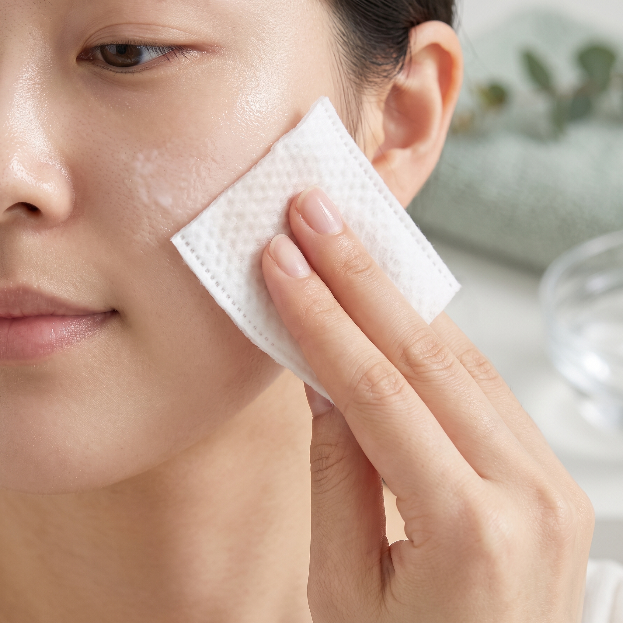 Cotton-pad application