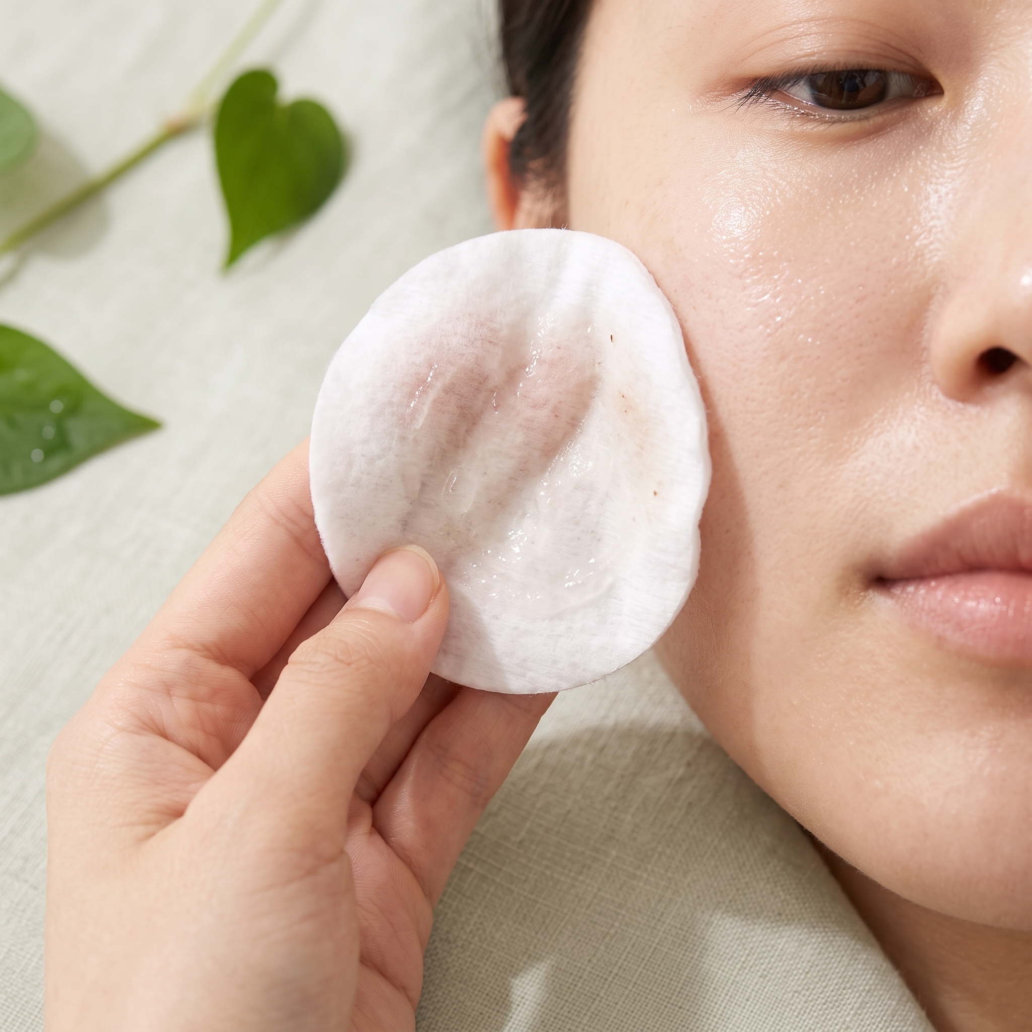 Cotton-pad application