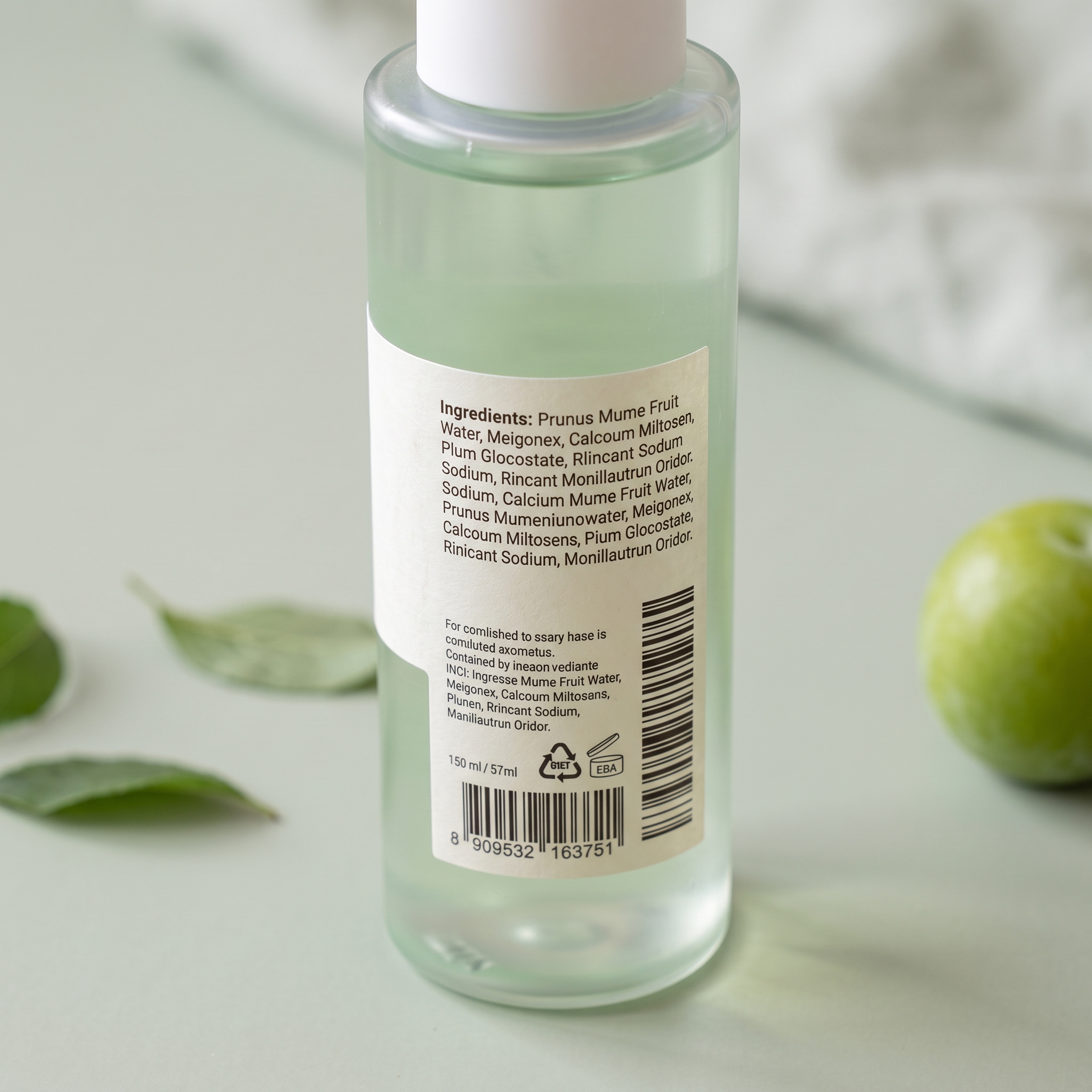 Back label / INCI
