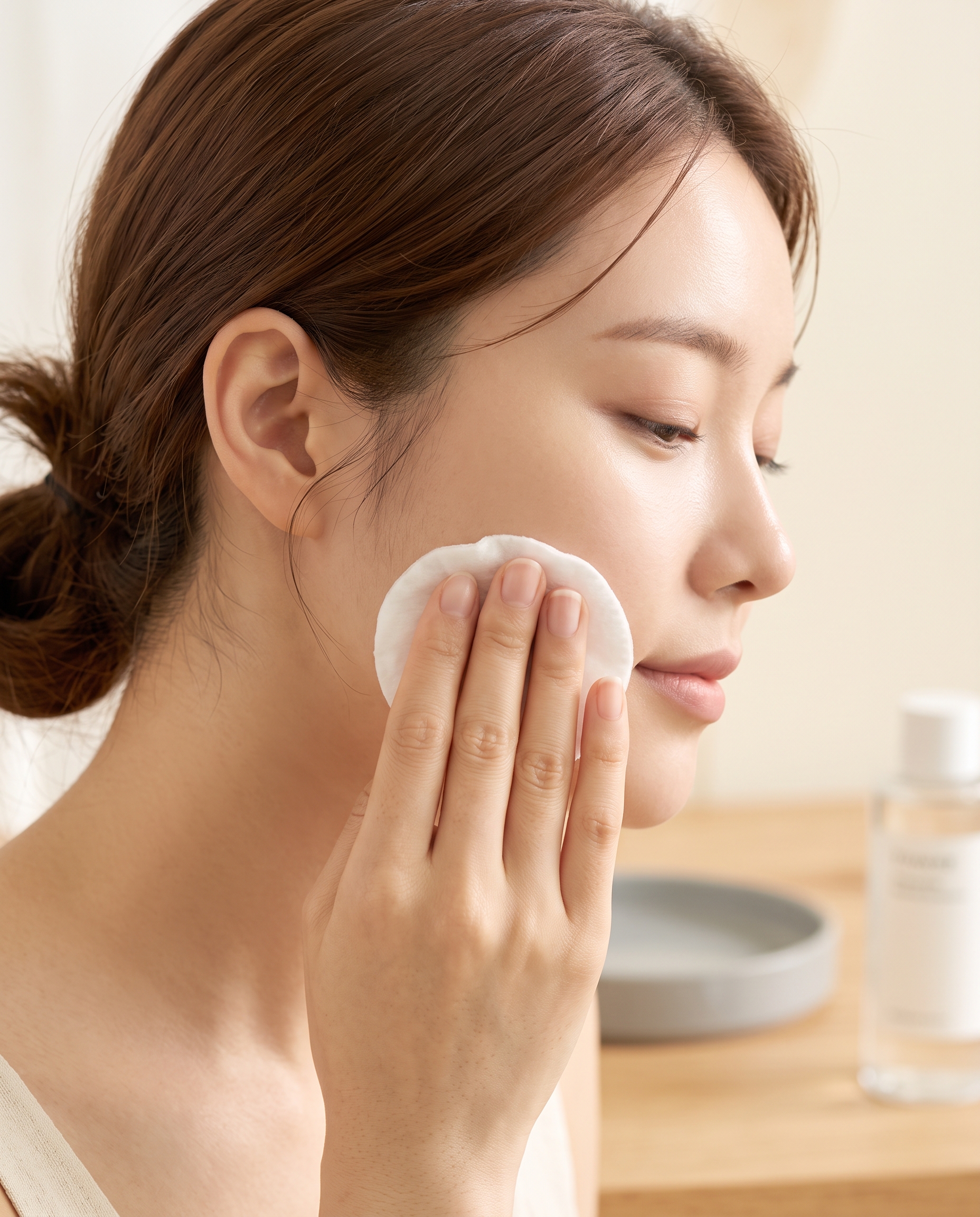 1. Prep with toner