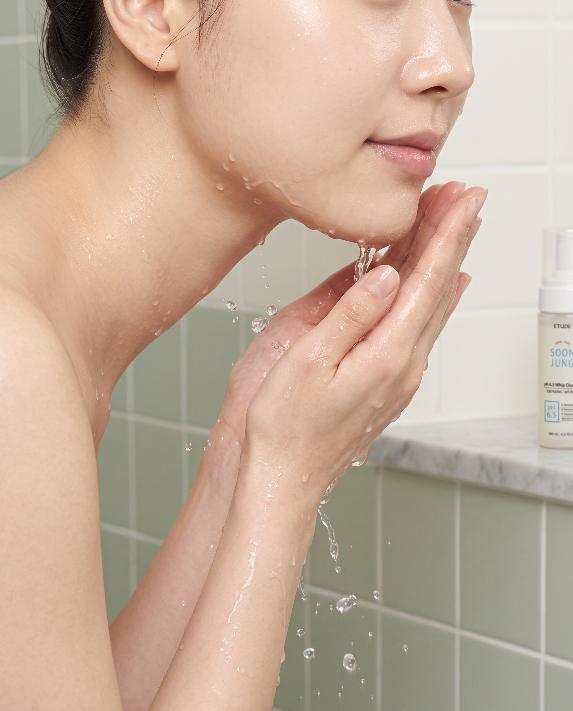 1. Wet face