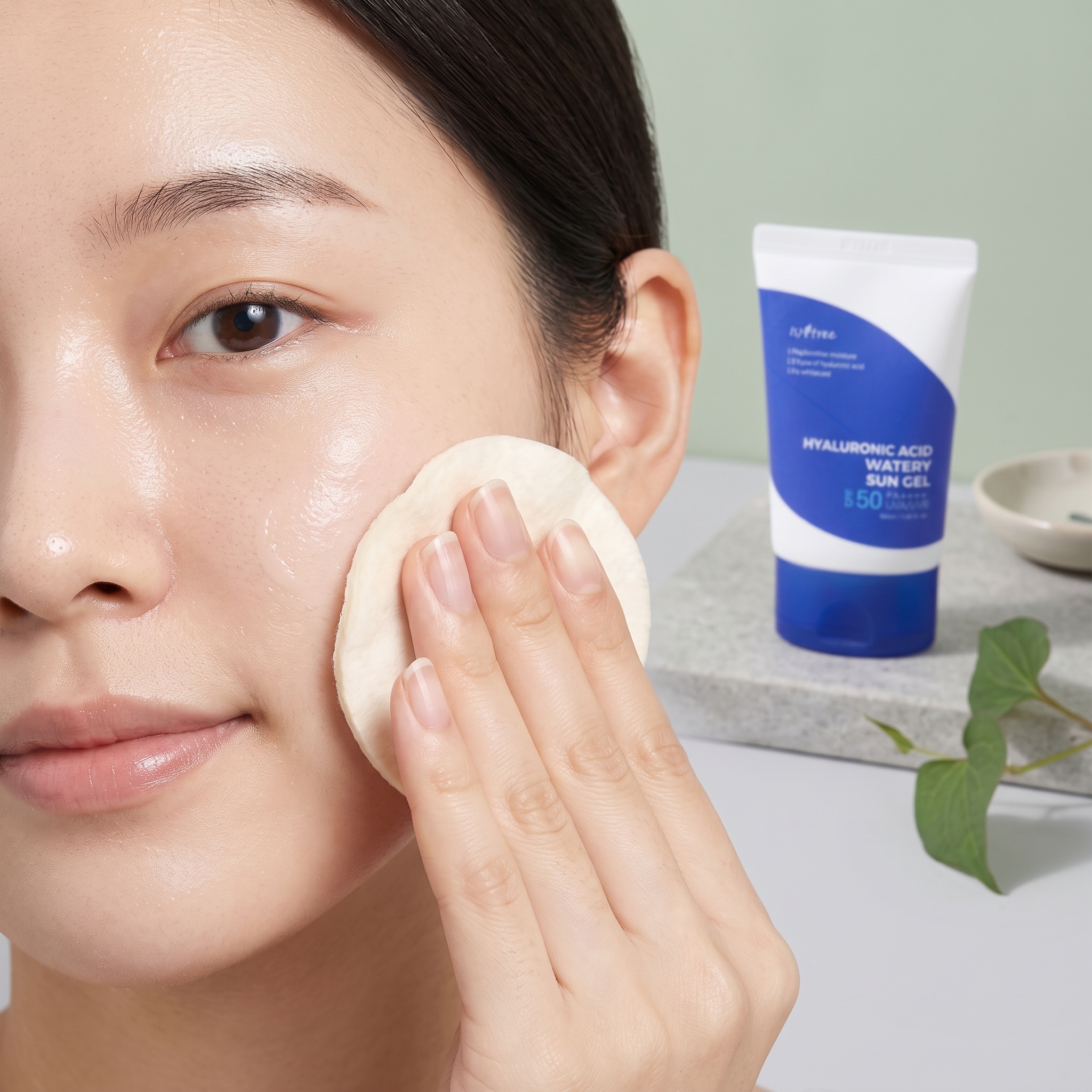 Cotton-pad application