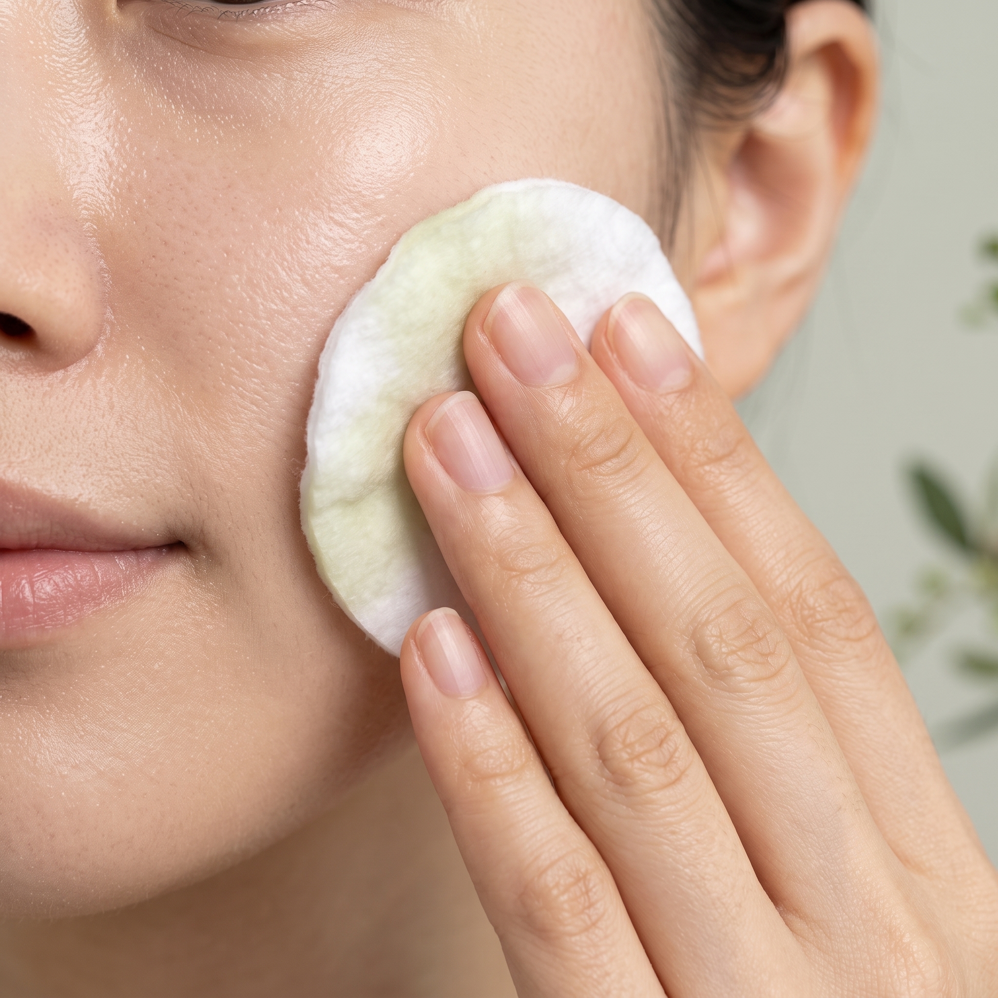 Cotton-pad application