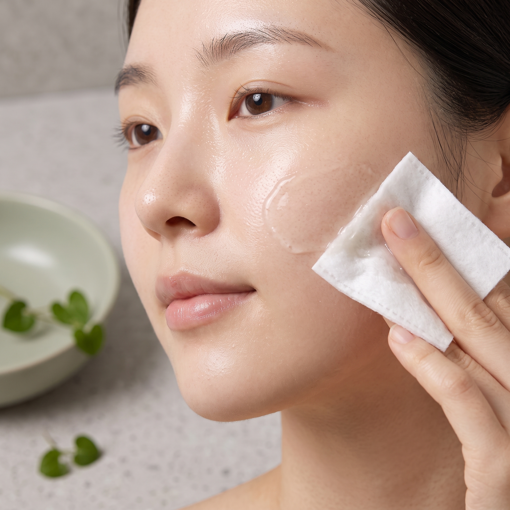 Cotton-pad application