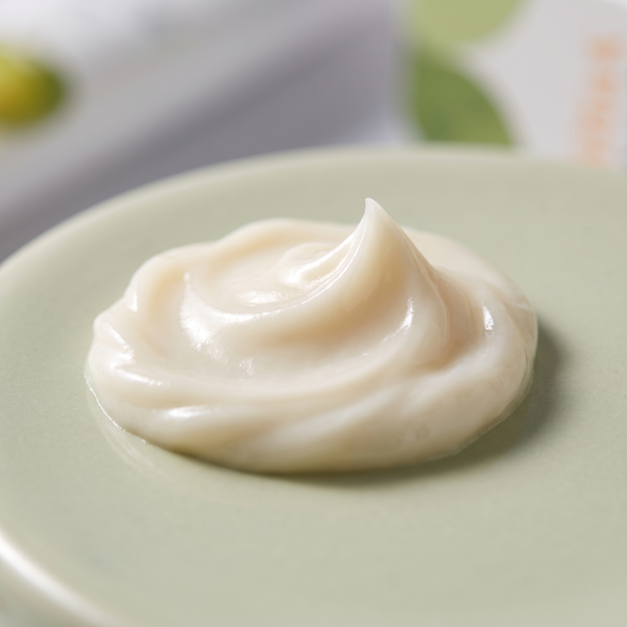 Cream texture swirl