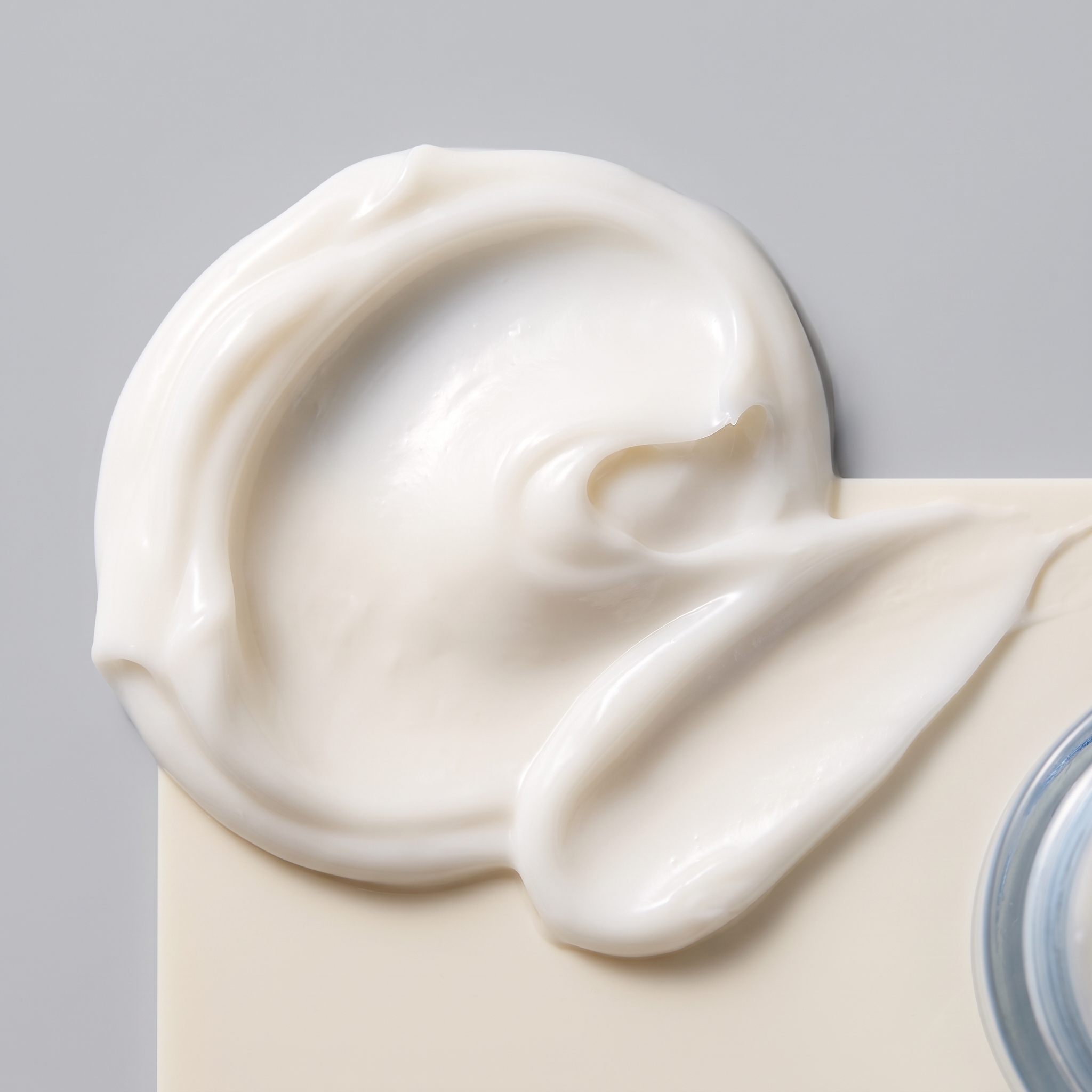 Cream texture swirl