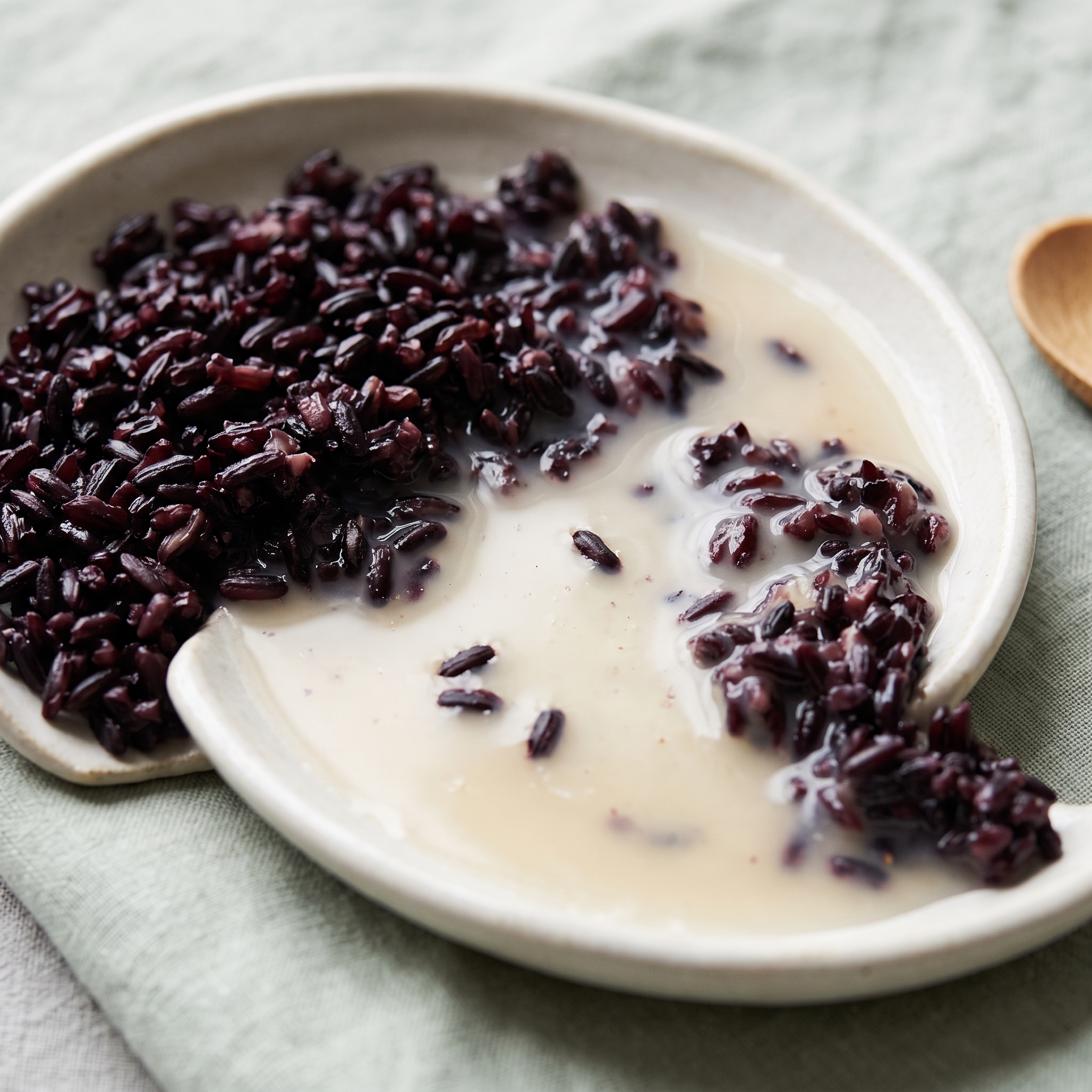 Black rice ferment