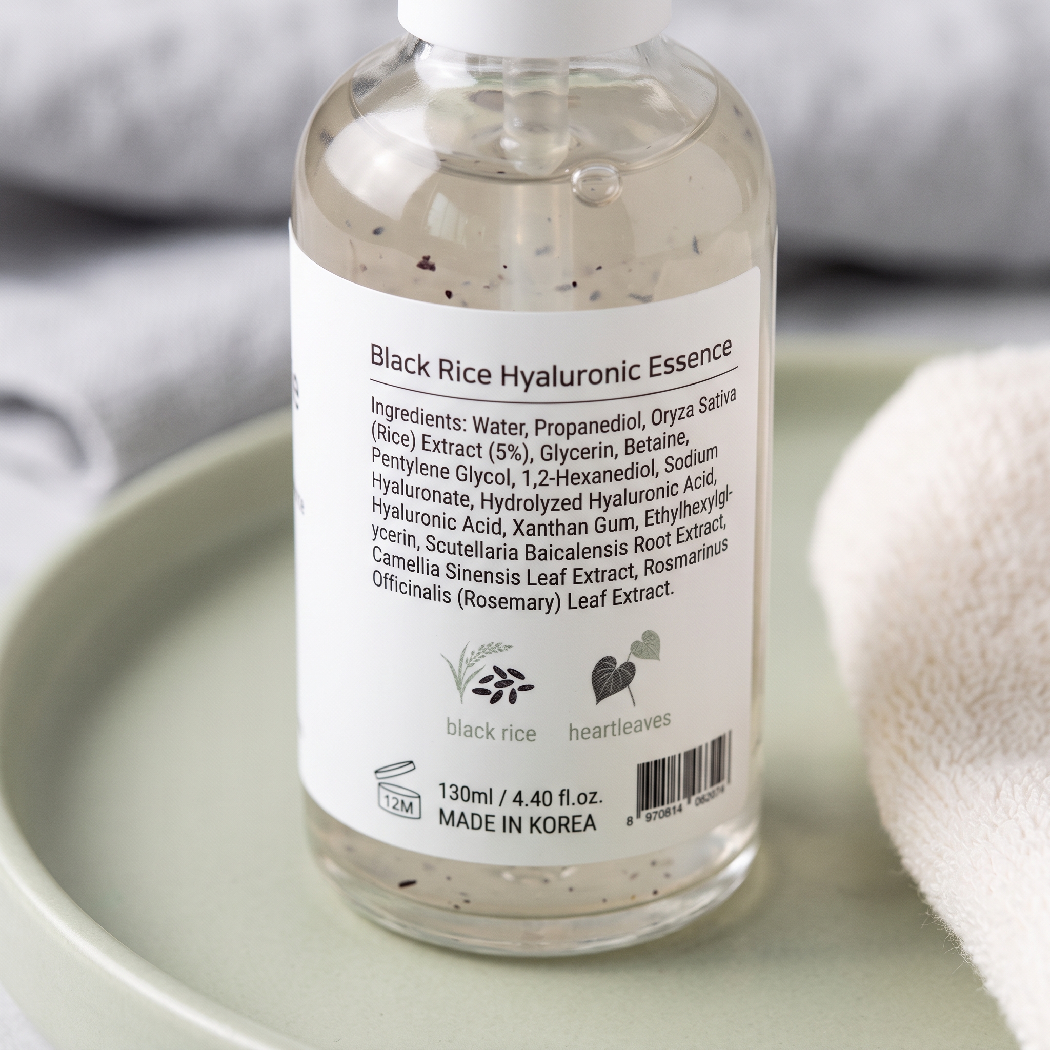 Back label / INCI
