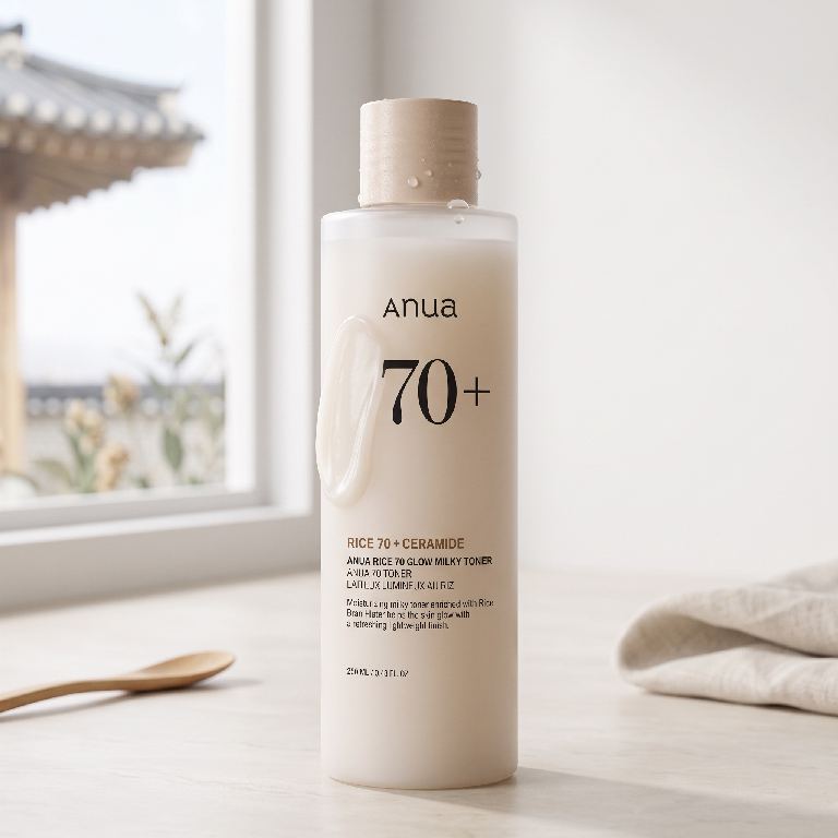 Anua Rice 70 Glow Milky Toner 250ml — Korea pre-order photo 2