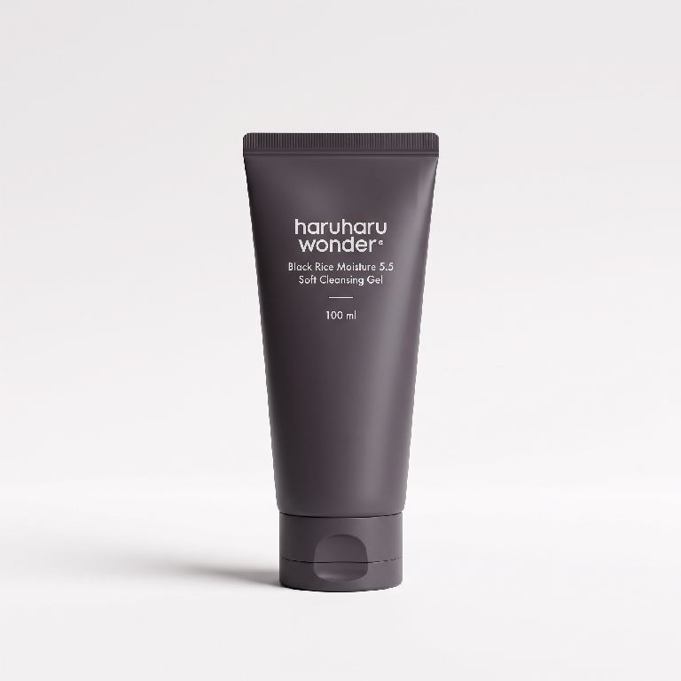 haruharu wonder Black Rice Moisture 5.5 Soft Cleansing Gel 100 ml — Korea pre-order photo 2
