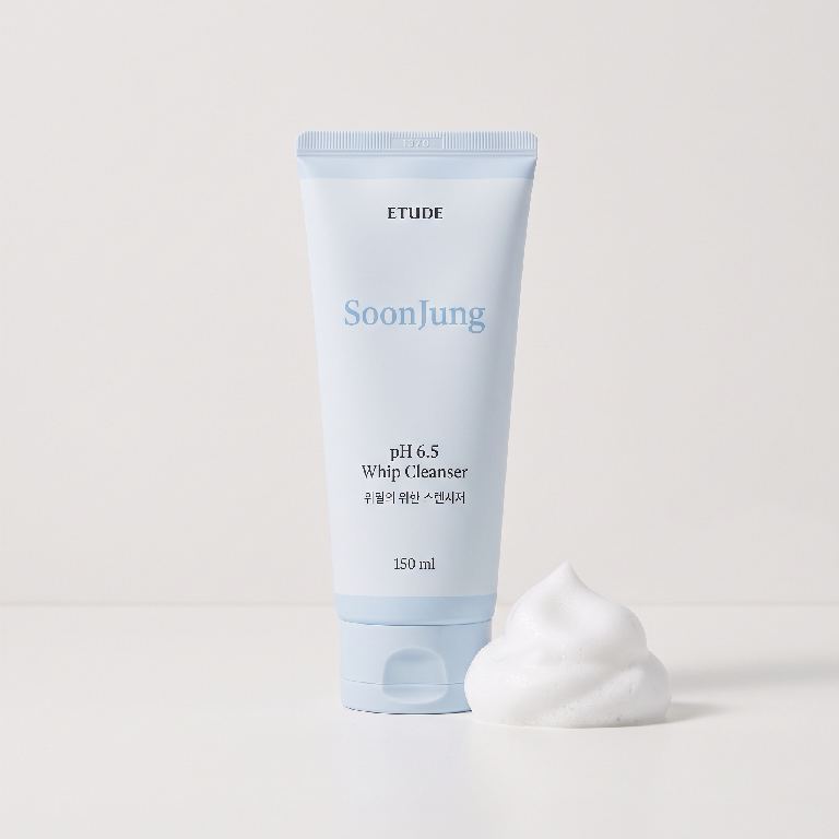 ETUDE SoonJung pH 6.5 Whip Cleanser 150 ml — Korea pre-order photo 4