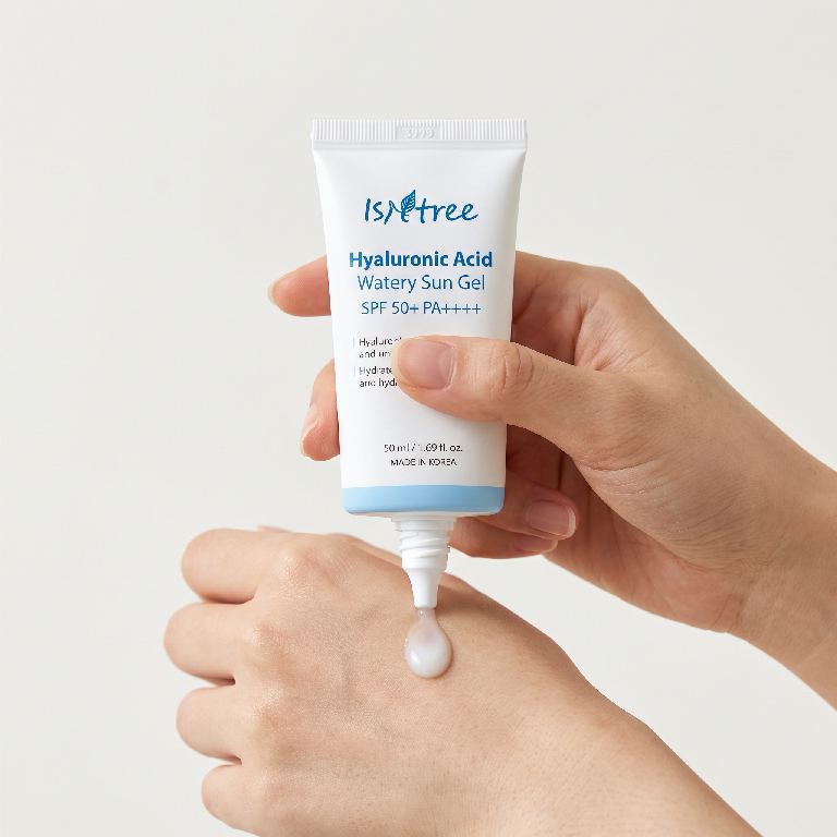 ISNTREE Hyaluronic Acid Watery Sun Gel 50 ml — Korea pre-order photo 3