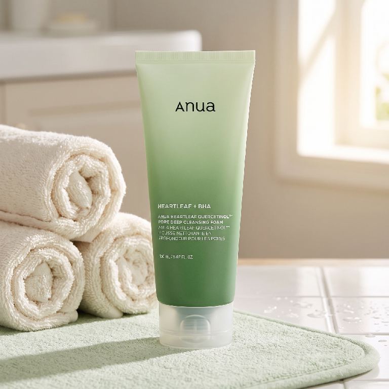 ANUA Heartleaf Quercetinol Pore Deep Cleansing Foam 150ml — Korea pre-order photo 2