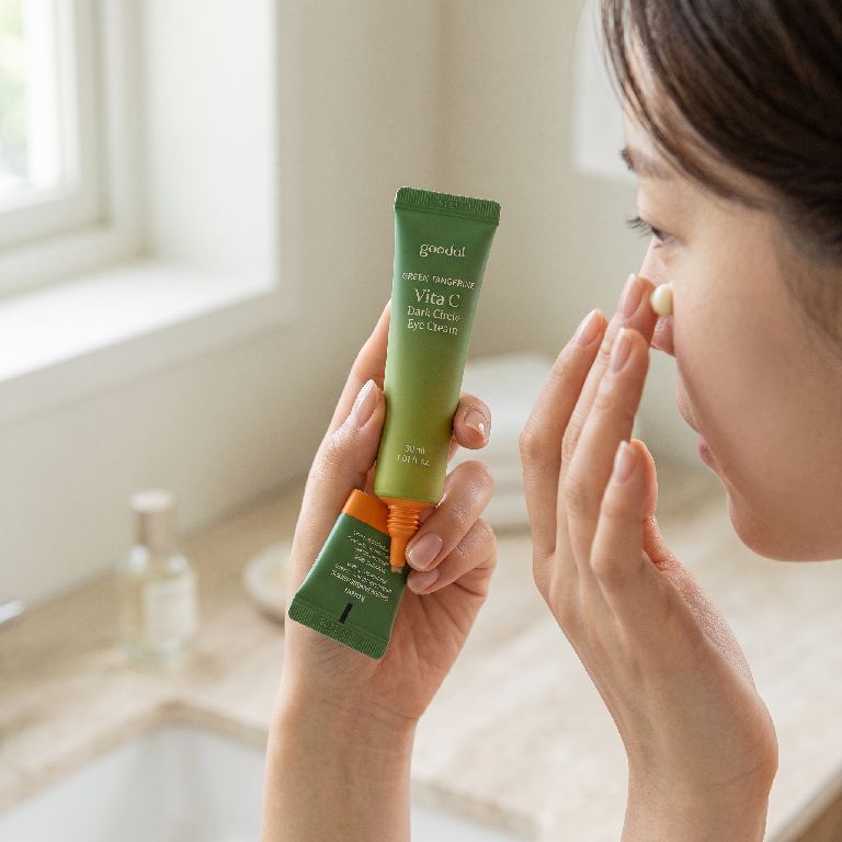 Goodal Green Tangerine Vita C Dark Circle Eye Cream 30 ml × 2 (1+1) — Korea pre-order photo 3
