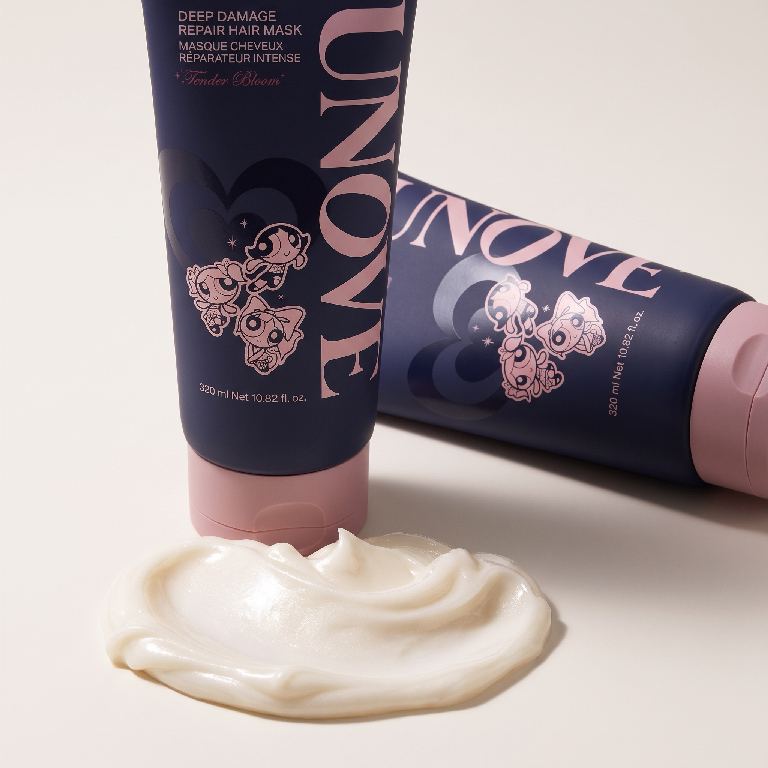 UNOVE Deep Damage Repair Hair Mask 320 ml x 2 Tender Bloom — Korea pre-order photo 4