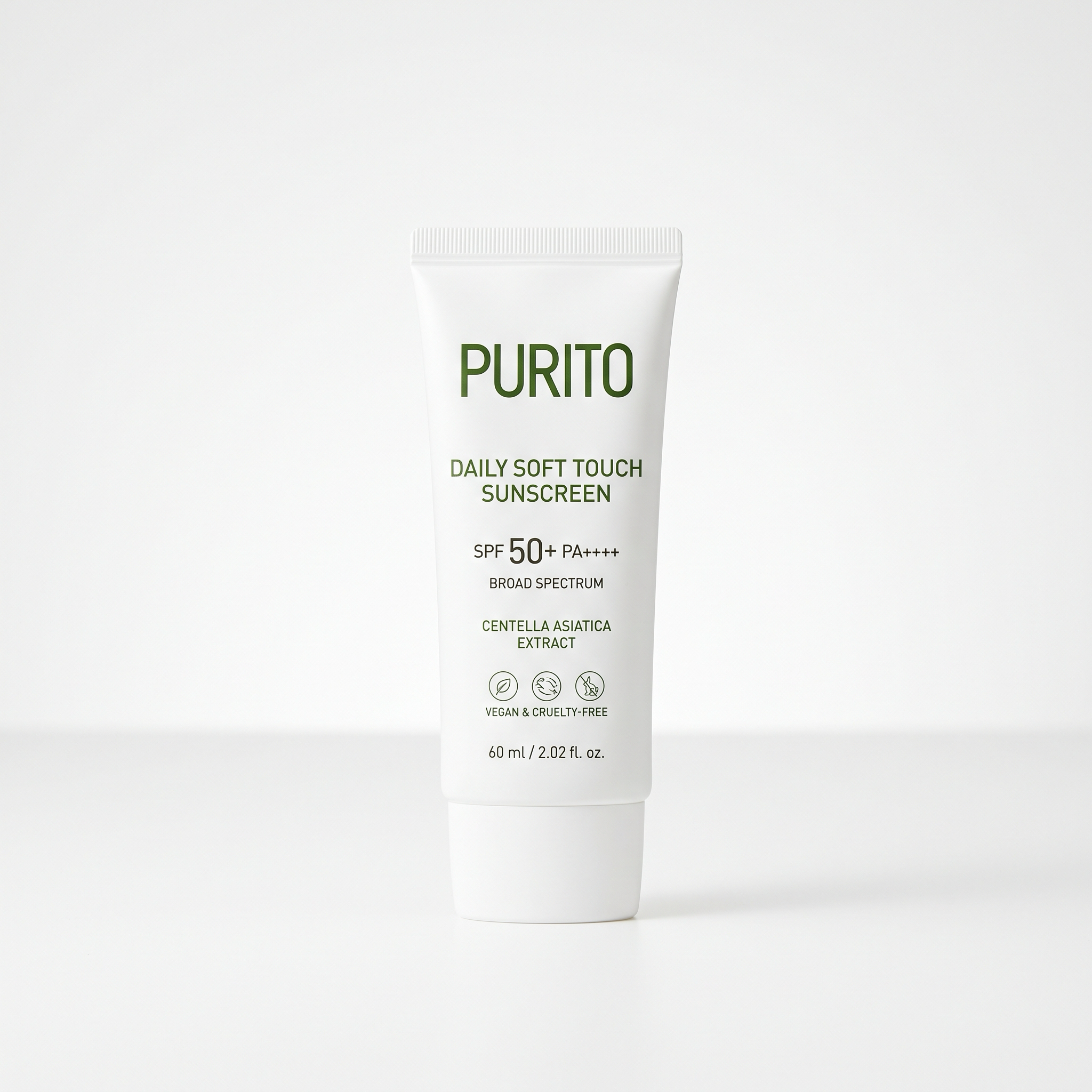 PURITO Daily Soft Touch Sunscreen 60 ml — Korea pre-order photo