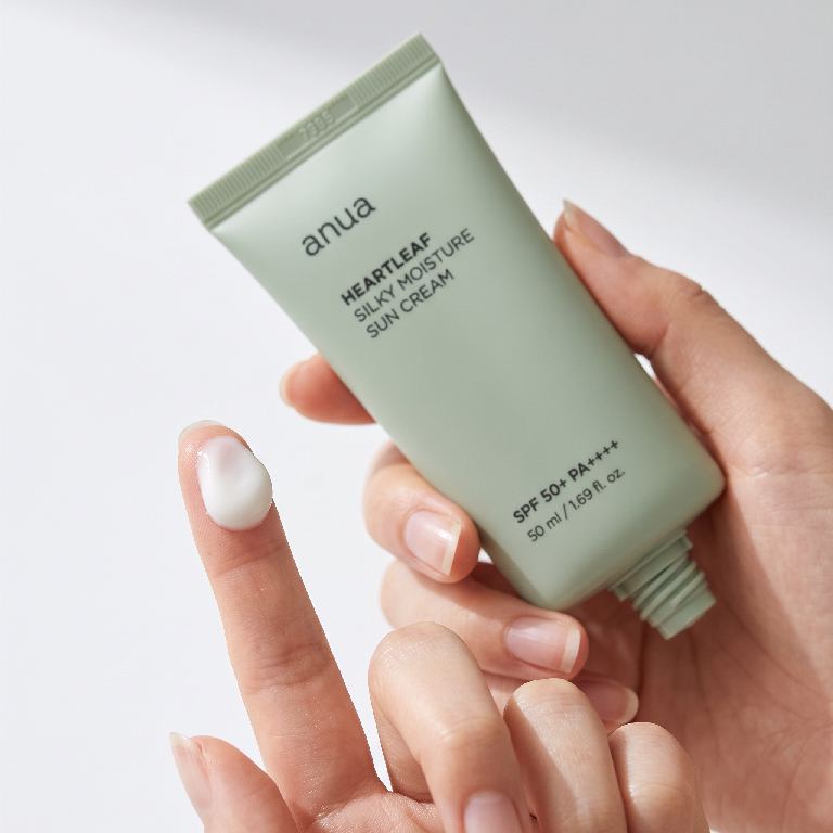 Anua Heartleaf Silky Moisture Sun Cream 50 ml — Korea pre-order photo 3