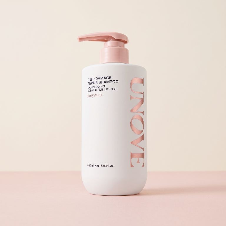 UNOVE Deep Damage Repair Shampoo 500 ml Rosy Aura — Korea pre-order photo 2