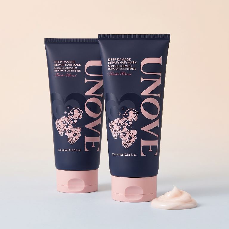 UNOVE Deep Damage Repair Hair Mask 320 ml x 2 Tender Bloom — Korea pre-order photo 3