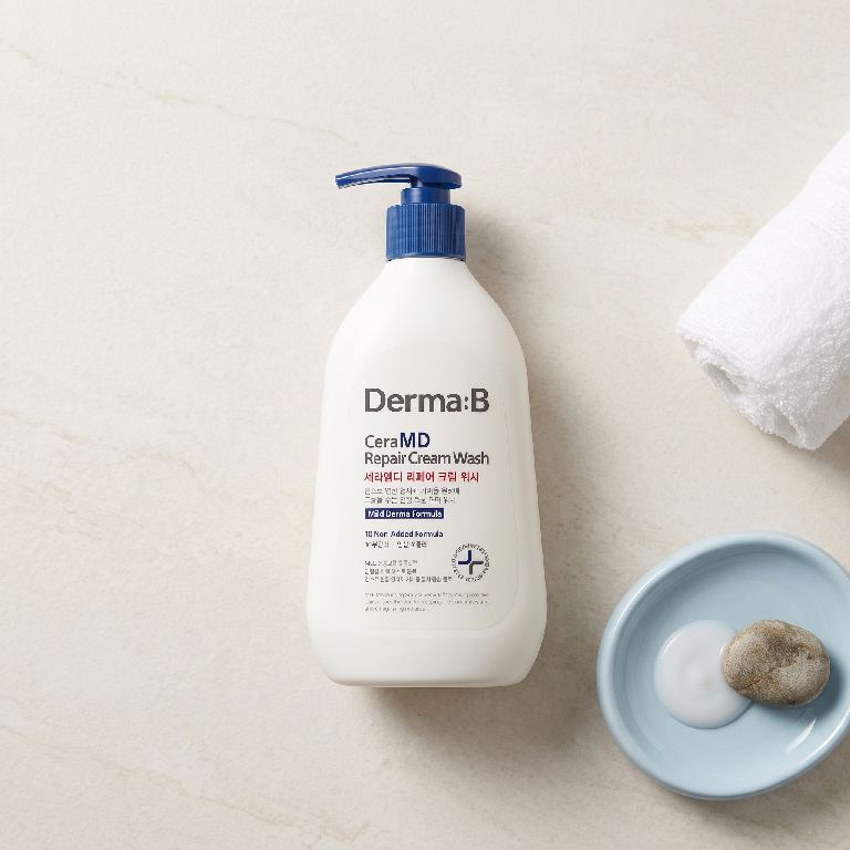 Derma:B Cera-MD Repair Cream Wash 400 ml — Korea pre-order photo 3