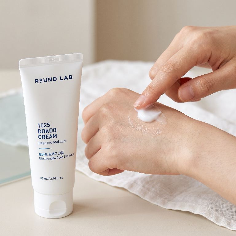 ROUND LAB 1025 Dokdo Cream 80 ml — Korea pre-order photo 3