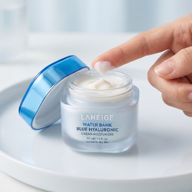 LANEIGE Water Bank Blue Hyaluronic Cream Moisturizer 50 ml — Korea pre-order photo 3