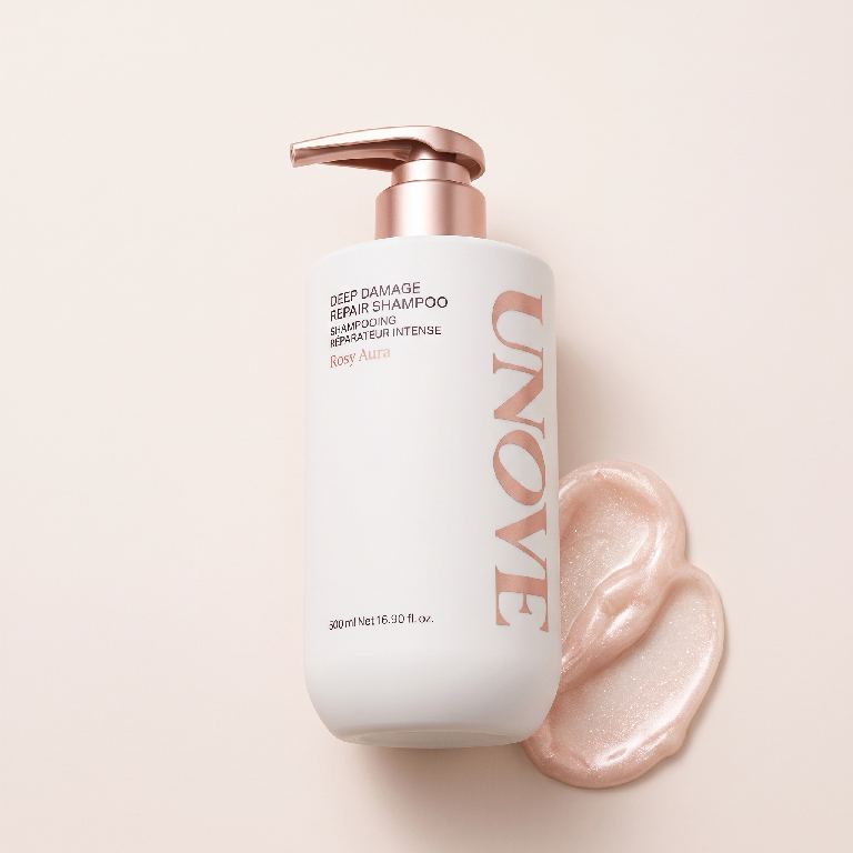 UNOVE Deep Damage Repair Shampoo 500 ml Rosy Aura — Korea pre-order photo 4