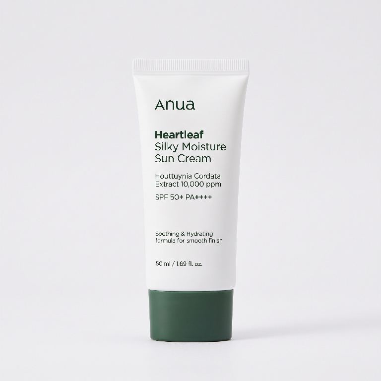 Anua Heartleaf Silky Moisture Sun Cream 50 ml — Korea pre-order photo 2