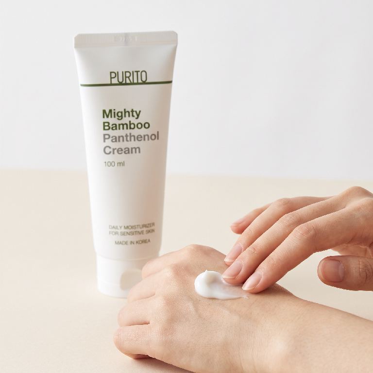 PURITO Mighty Bamboo Panthenol Cream 100 ml — Korea pre-order photo 3