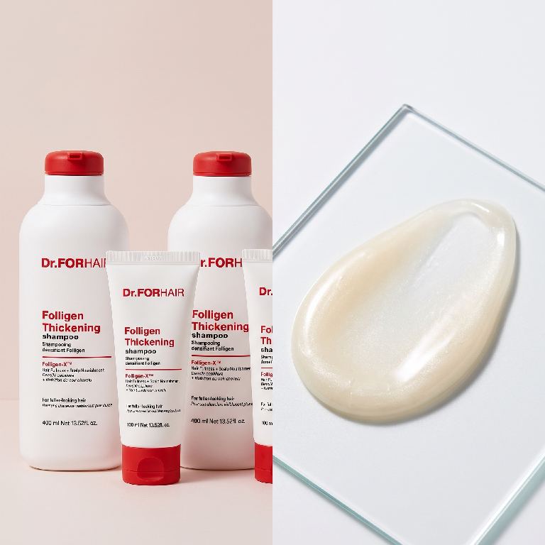 Dr.FORHAIR Folligen Thickening Shampoo 400 ml + 100 ml — Korea pre-order photo 4