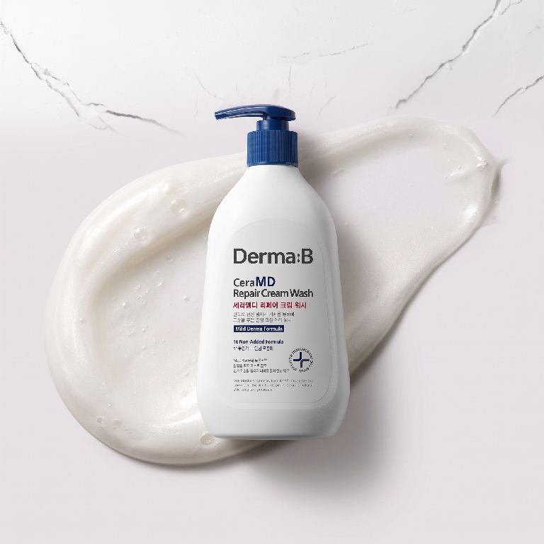 Derma:B Cera-MD Repair Cream Wash 400 ml — Korea pre-order photo 4