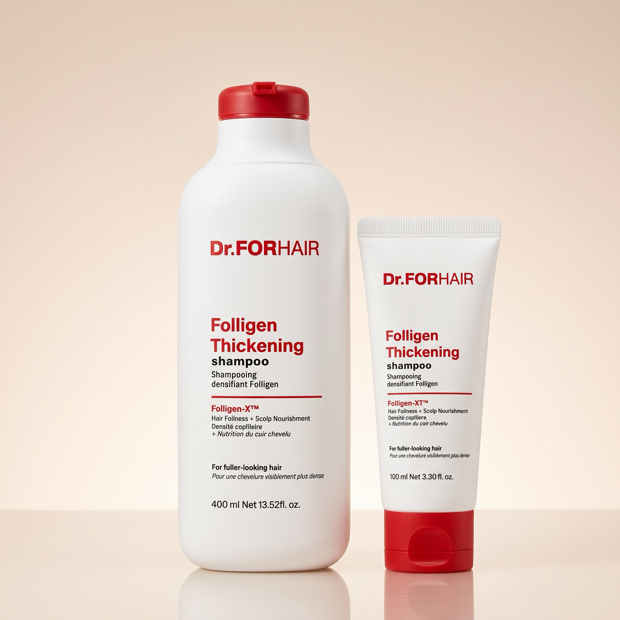 Dr.FORHAIR Folligen Thickening Shampoo 400 ml + 100 ml — Korea pre-order photo