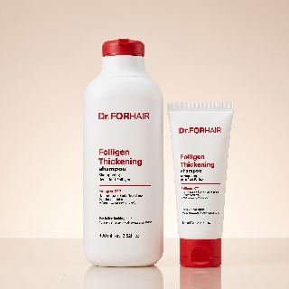Dr.FORHAIR Folligen Thickening Shampoo 400 ml + 100 ml — Korea pre-order photo