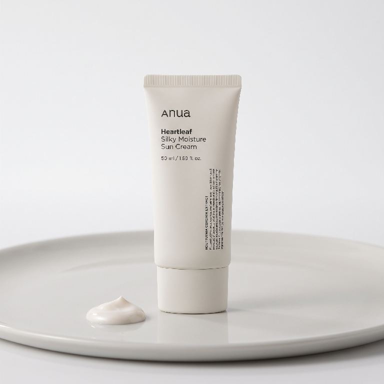 Anua Heartleaf Silky Moisture Sun Cream 50 ml — Korea pre-order photo 4