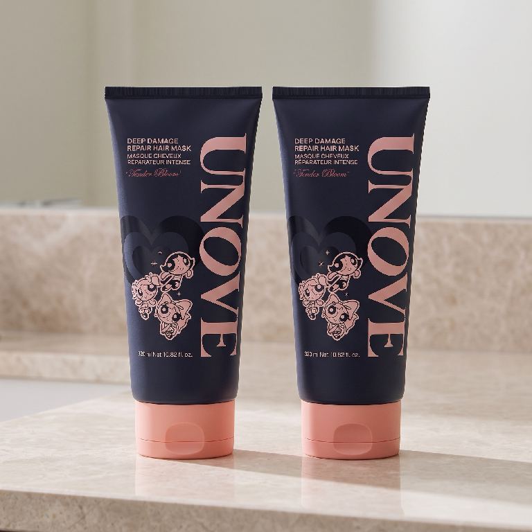 UNOVE Deep Damage Repair Hair Mask 320 ml x 2 Tender Bloom — Korea pre-order photo 2