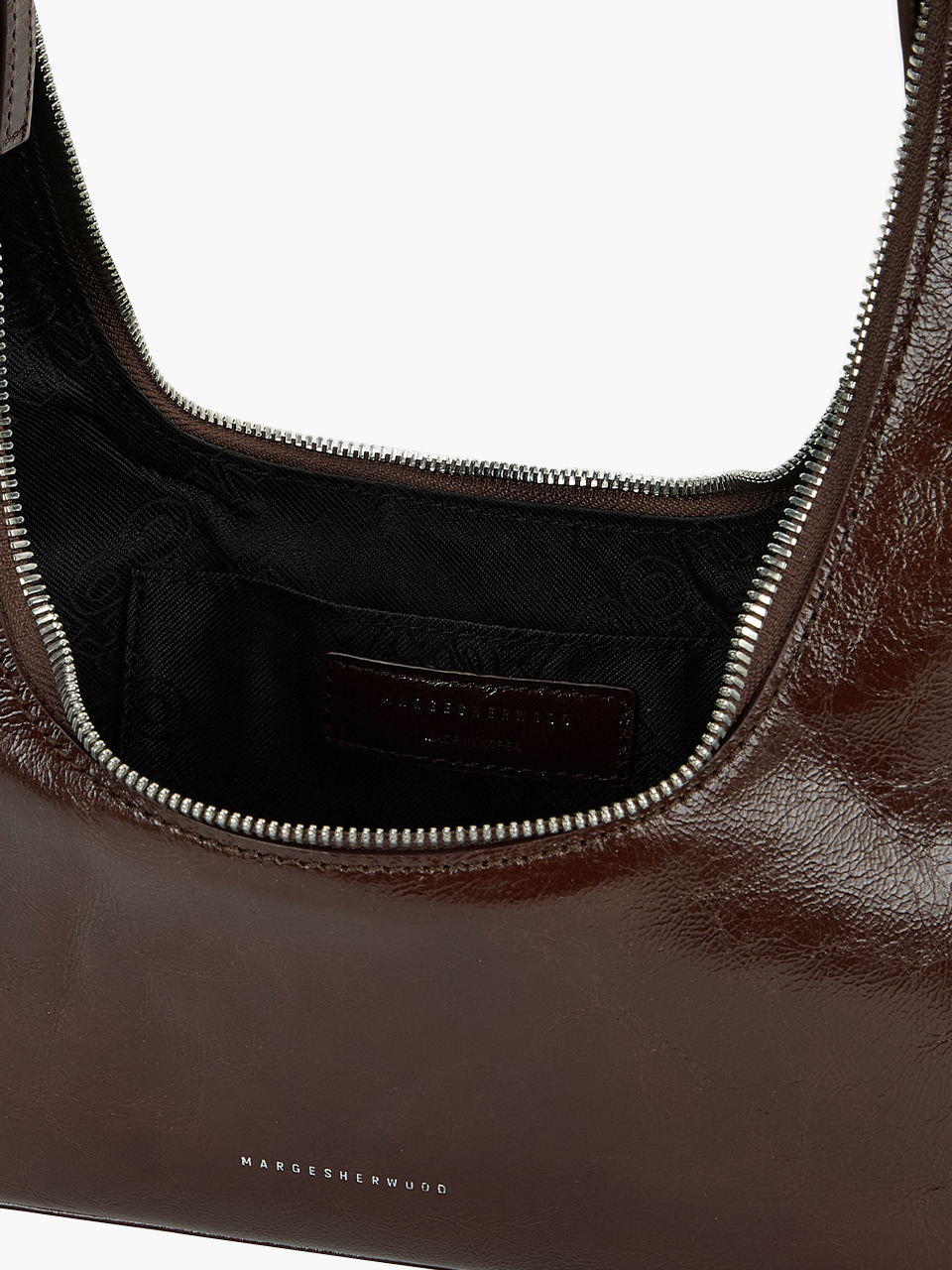 Marge Sherwood Hobo Shoulder Bag Mocha Crinkle — Korea pre-order photo 4